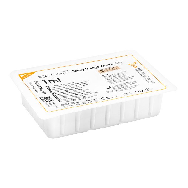 SOL-CARE 1mL Safety Syringe